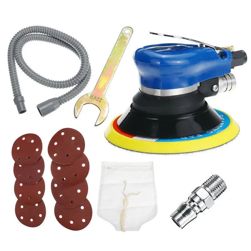 

Pneumatic Sander Vacuum Hose Air Orbital Drilling Polisher Grinding Machine Set