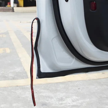 

For Tesla Model 3 Door Seal Kit Soundproof Strip Weather Stripping Wind Noise Reduction Kit Weather Draft Seal Strip