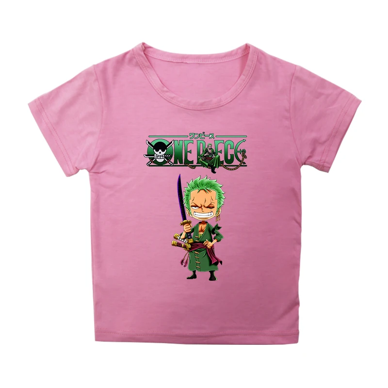 13 New One Piece Luffy Kids T Shirt 3D Cartoon Children Clothing Baby Boys Girls Casual T-shirt Summer Cool Short Sleeve Tee Tops - Цвет: 13