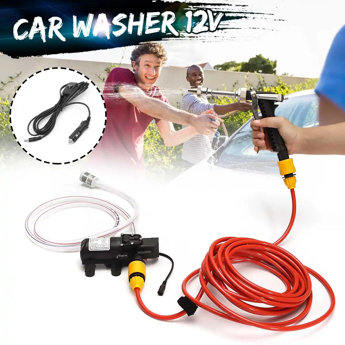 Portable High Pressure Mini Car Washing Machine Home Type High Pressure