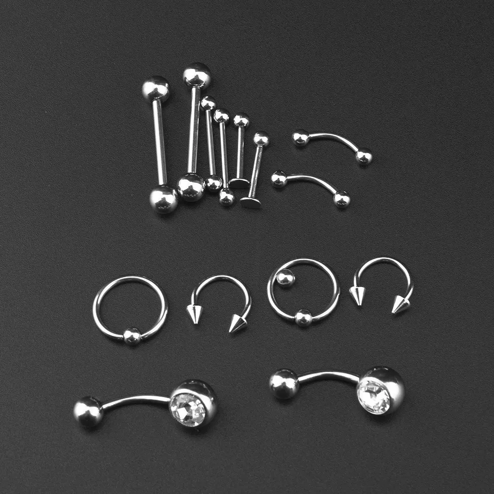 Body Piercing Tools set Pliers Ear Lip Navel Nose Tongue Septum Forcep Clamp Plier Tool For Tattoo Body Jewelry