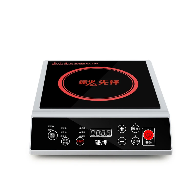 

3500W Multifunction Stir Fry Electric Induction Cooker Black Crystal Panel Commercial 9 Gear Household Restaurant Use