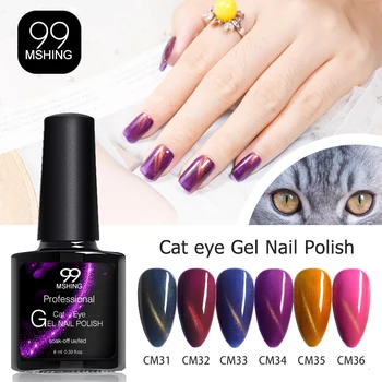 

MSHING99 Cat Eye Gel Nail Polish Nails Art manicure Cat's eye gel polishes Varnish uv and led permanent enamels