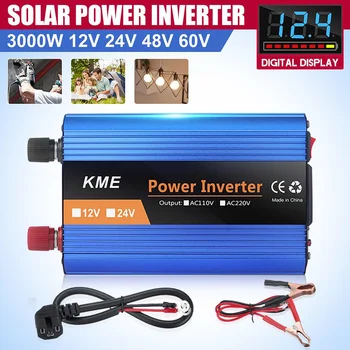 

Inverter 12V 220V 4000W Power Inverter Voltage Convertor Transformer 12/24V to 220V Inversor Modified Sine Wave
