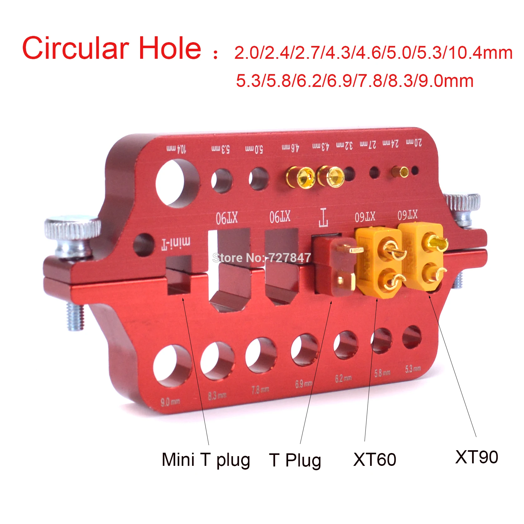 

QX Aluminium Alloy Multifunctional Soldering Station Fixture Adjust Insulation XT60 XT90 Banana Plug T Deans Bullet RC Multi