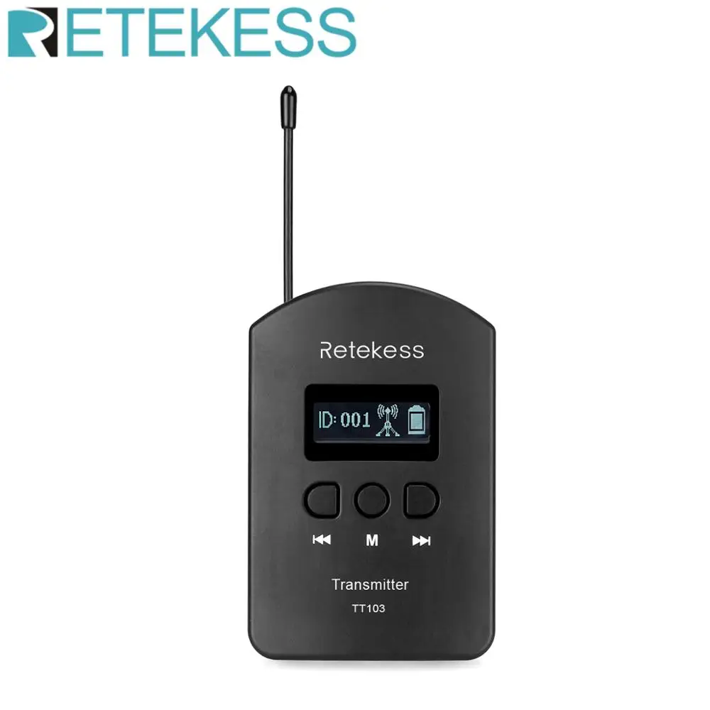 Retekess TT103 UHF беспроводной передатчик для гида системы встречи церкви синхронного перевода