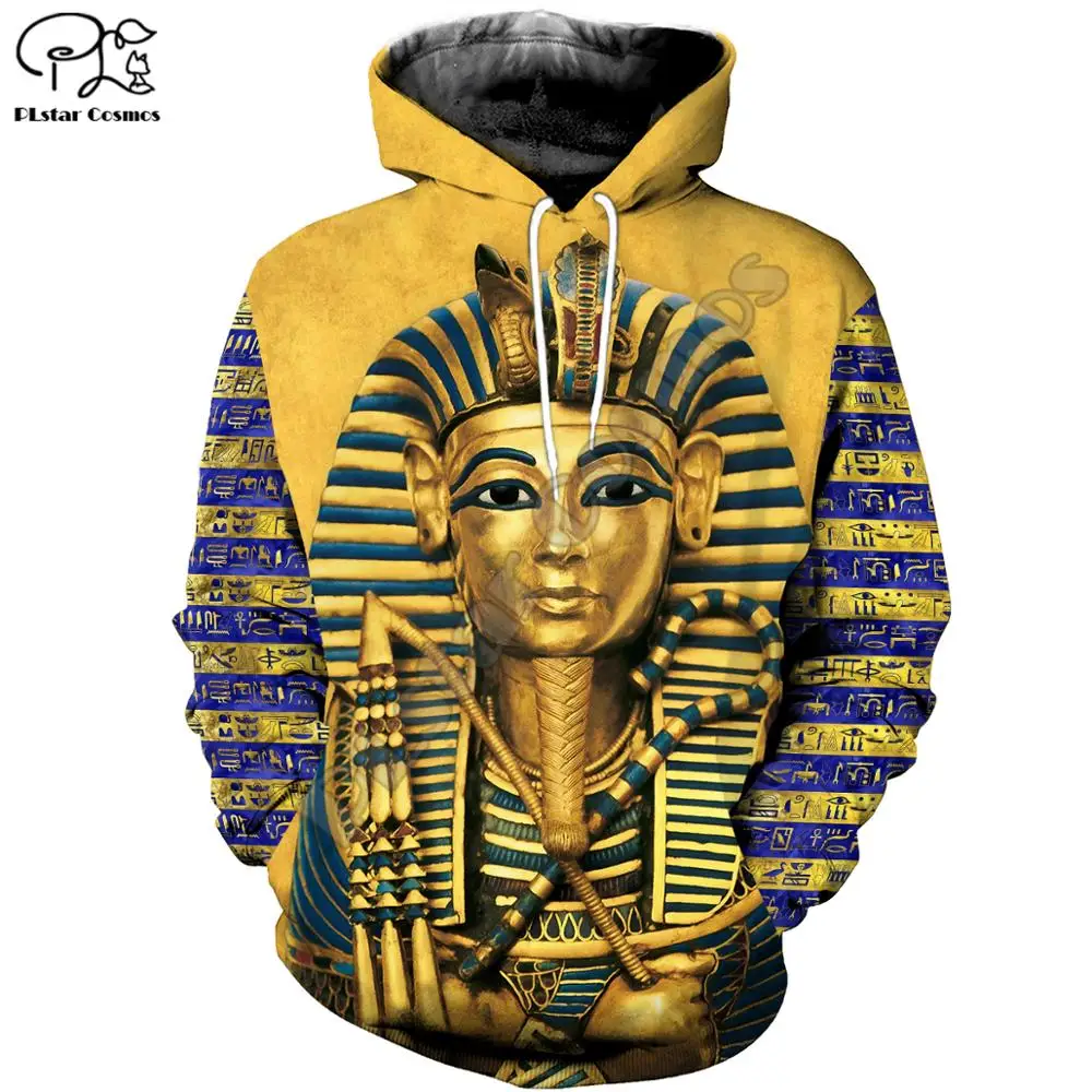 Egypt Lion Men Novelty Sweatshirt Pullover Hoodies
