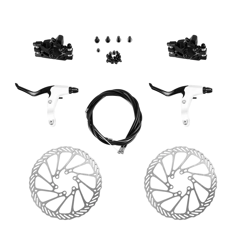 

Mountain Bikes MTB Hydraulic Brakes Mechanical Bike Disc Brake Front Rear Disc Rotor Brake Kit Scooter Front Bicycle Parts