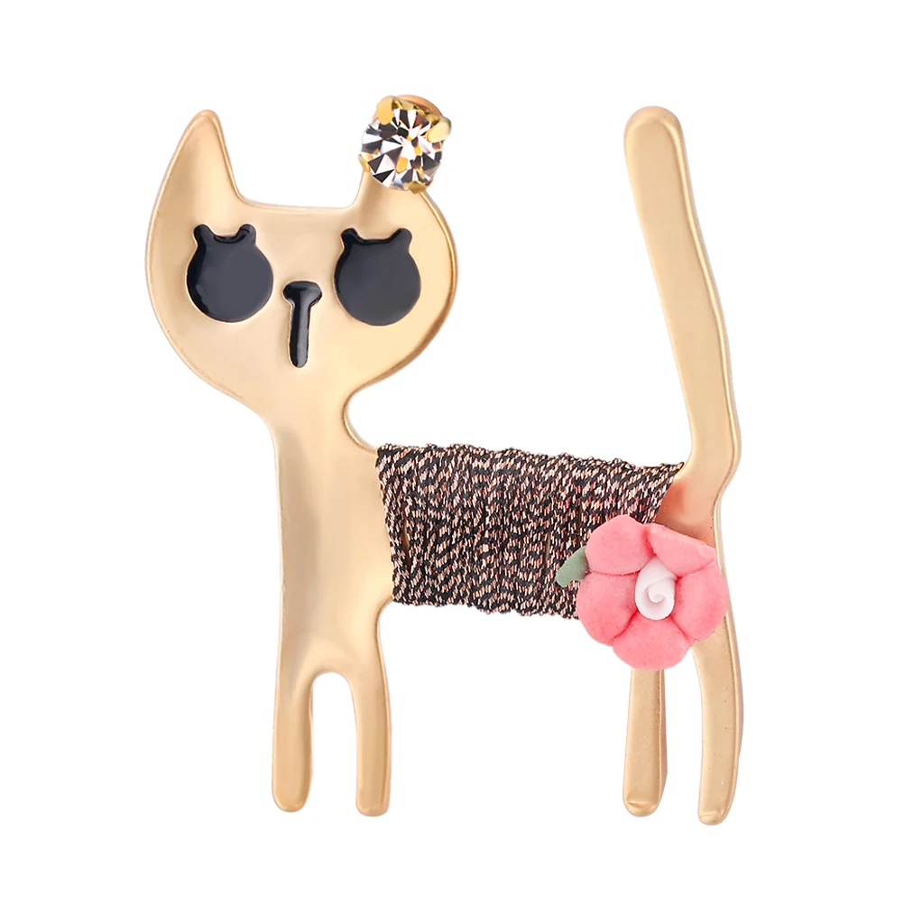 

1Pc Brooch Cute Brooch Alloy Breastpin Creative Brooches for Lady
