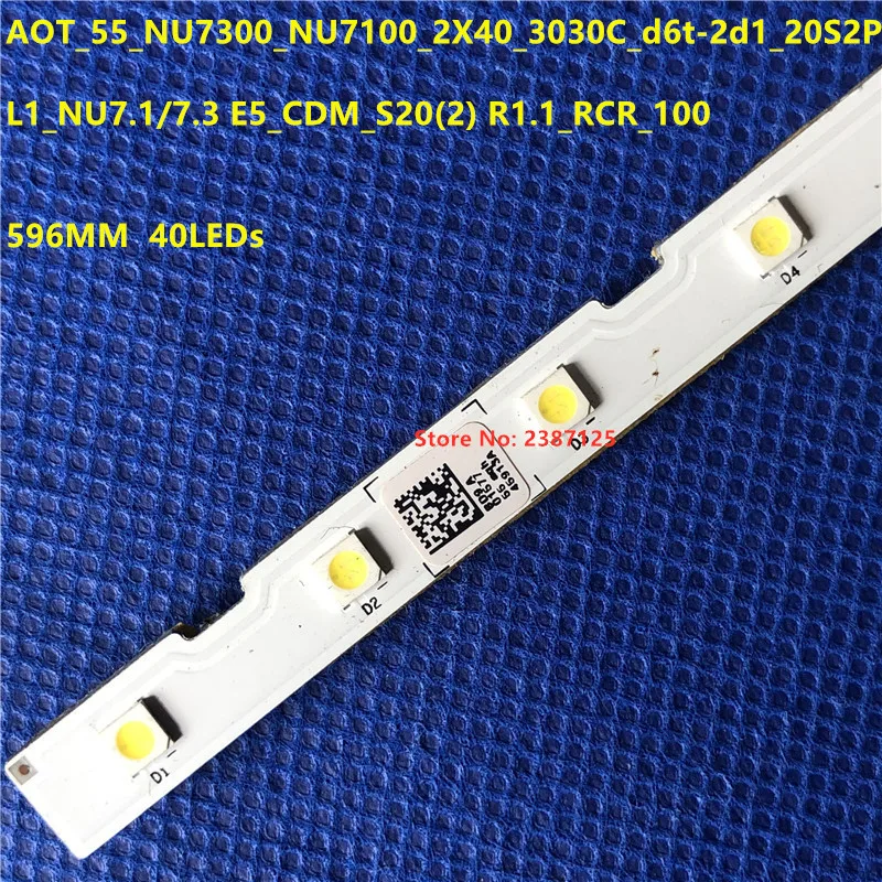 LED svléknout se 40leds pro UA55NU7300 UA55NU7400 UE55NU7440 UA55NU7090 UE55NU7102 UN55NU7100 UN55NU7170 HG55NJ690UFXZ LH55QBNEBGC/GO