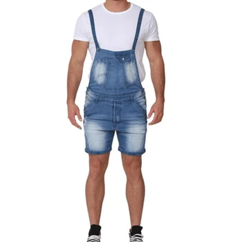 

MJARTORIA 2020 Mens Casual Retro Denim Bib Overall Long Suspender Pants Spring Autumn Jeans Jumpsuit for Men Overalls Plus Size