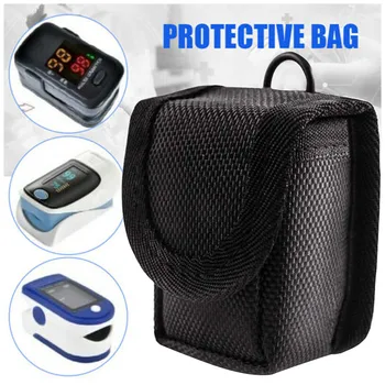 

Finger Pulse-Oximeter Pouch Portable Case Storage Pack Protective Bag Black for Fingertip Pulse Oximeter drop shipping 2020