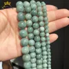 6 8 10 12mm Burmese Jades Stone Beads Natural Loose Spacer Beads For Jewelry Making Round Beads DIY Bracelet Accessories 15'' ► Photo 2/6