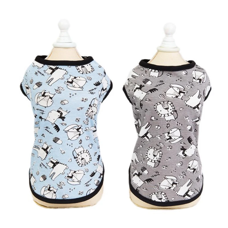 Летняя одежда для собак хлопковые футболки кошек чихуахуа|clothes for dogs|dog clothesclothes small