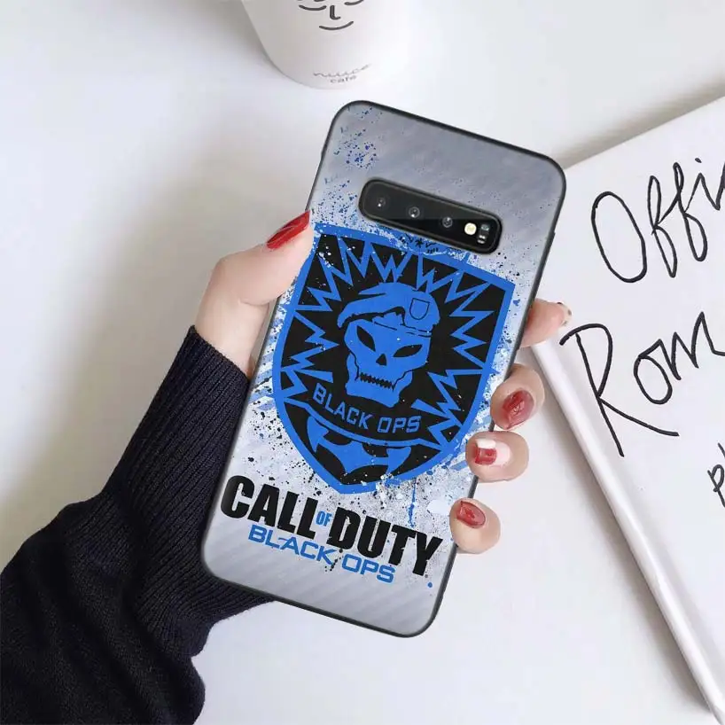Чехол для samsung Galaxy S10+ Plus Lite Note 10 9 8 S9 S8 J4 J6+ Plus S7 S6 черный чехол для телефона - Цвет: BS230-4