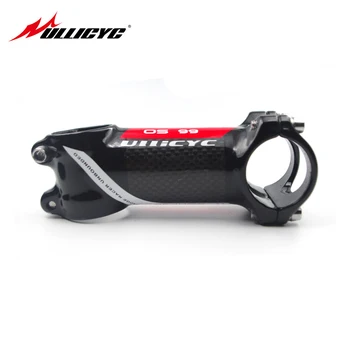 

Ullicyc Bicycle Forged Alloy Carbon Riser Ultra Light Superstrong MTB/Road Bike Stem Red Colors Sticker Sign Bike Parts