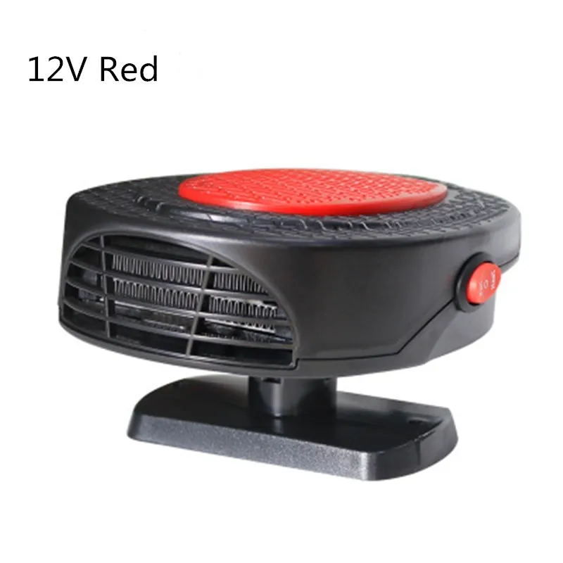 Red 12V Demister Defroster 12 в автомобильный обогреватель нагревательный охлаждающий вентилятор Defroster Demister сушилка для автомобилей вождения Defogger Авто нагрев - Цвет: Red 12V