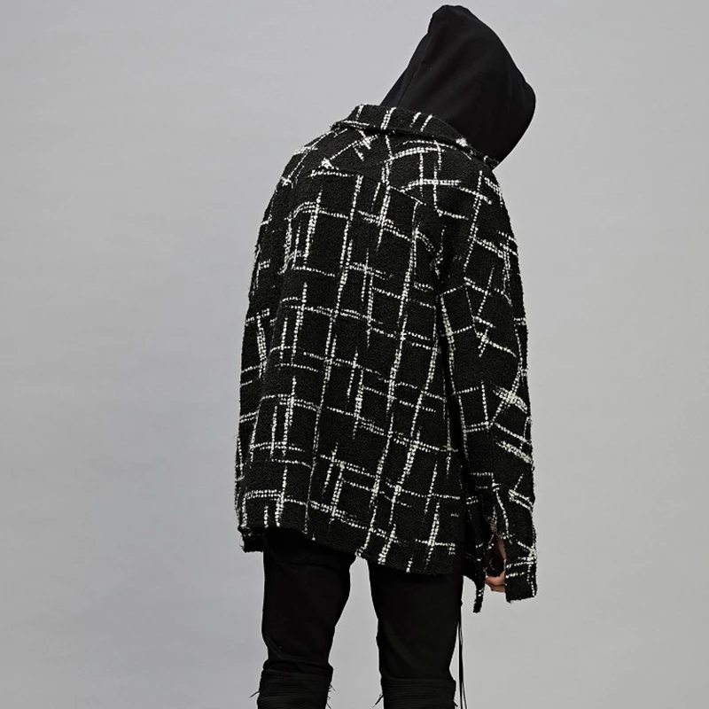 11 BYBB'S DARK Новая модная мужская тактическая куртка ветровка в клетку Swag уличная