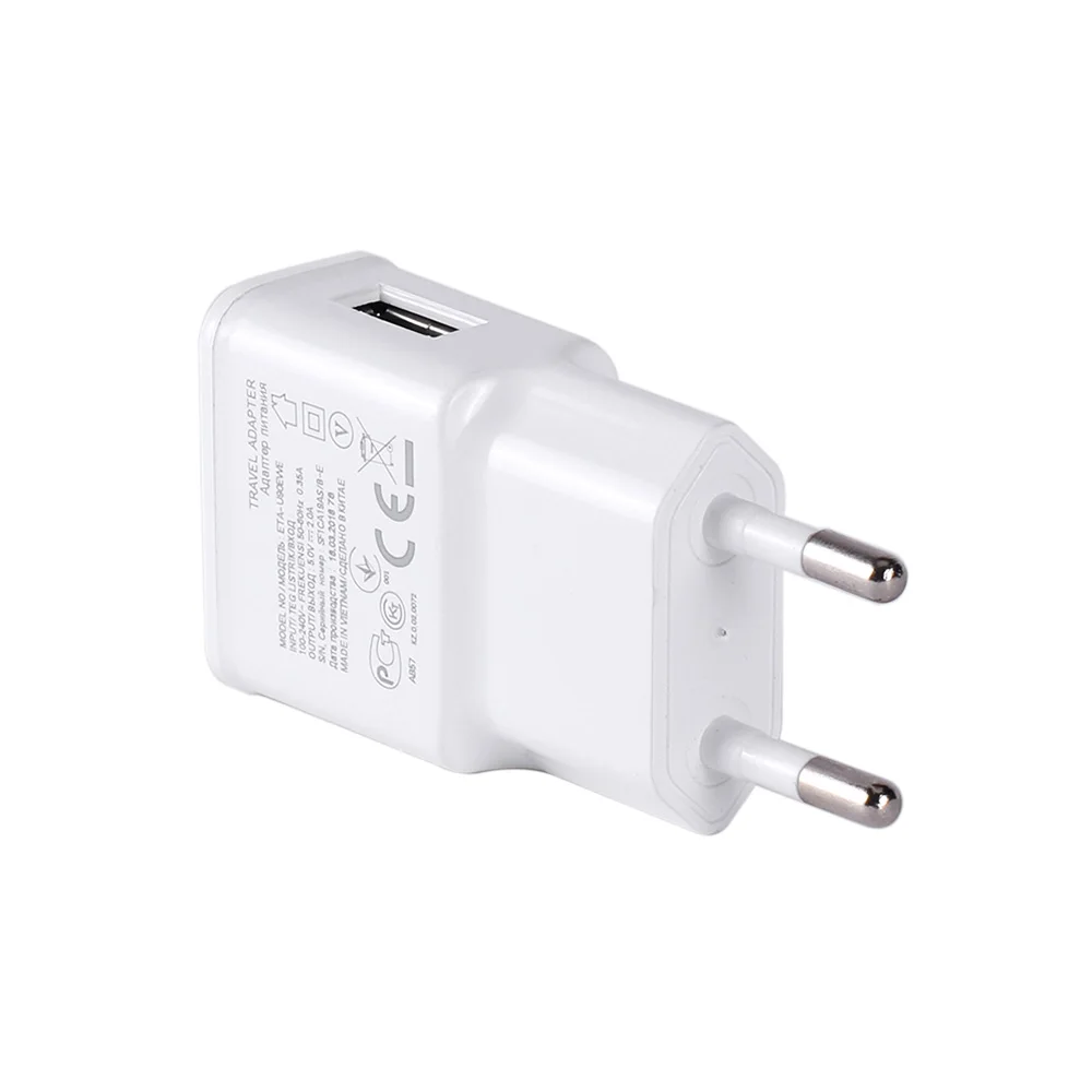 ЕС Plug USB зарядное устройство для телефона samsung Xiaomi Huawei Meizu htc дорожное Быстродействующее зарядное устройство адаптер мобильный телефон кабель для зарядного устройства