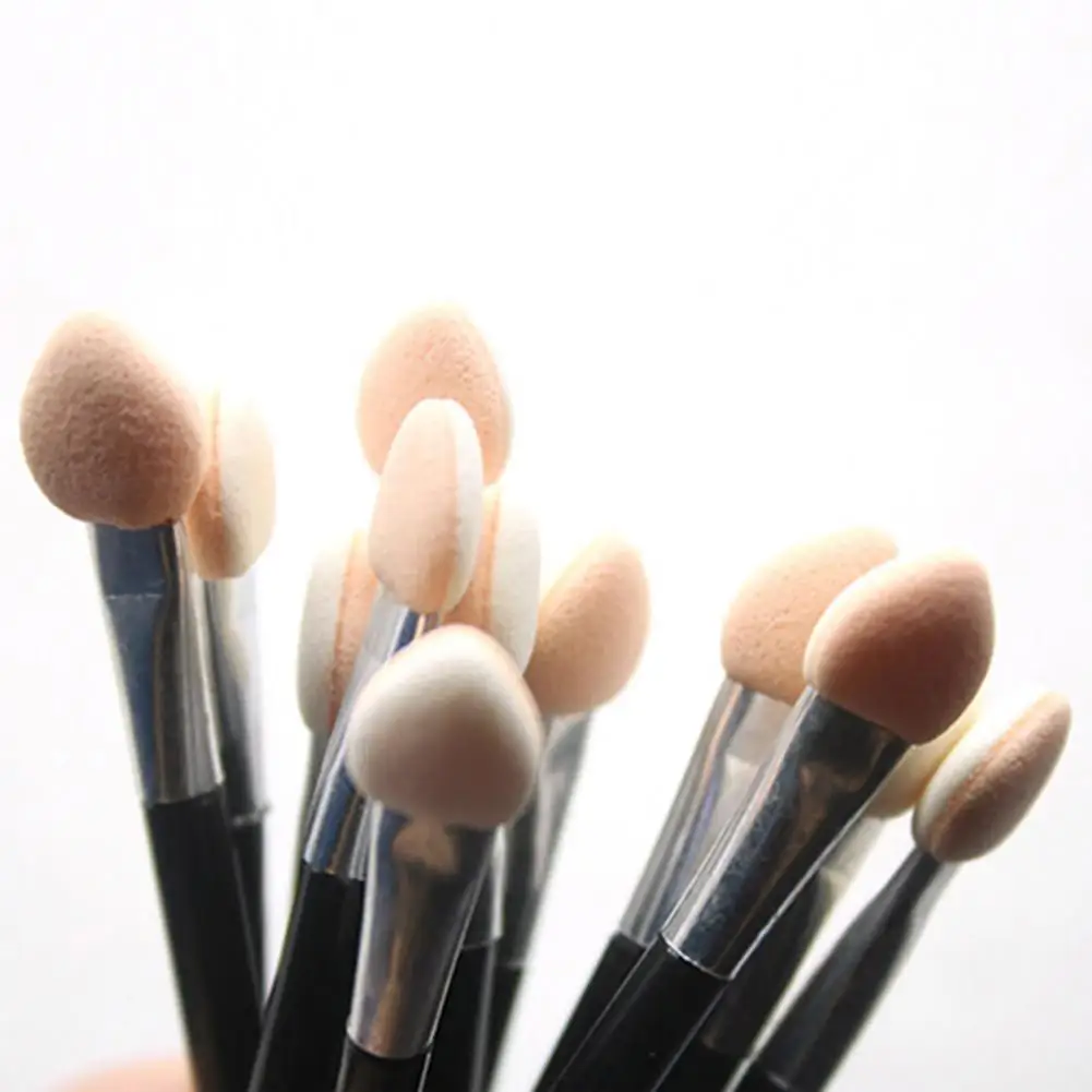 12 pcs Disposable Eyeshadow Brushes Make up Dual Sided Sponge Applicator Double Ended Eye Shadow Brush makeup brush set makeup brush makeup tool set makeup tool