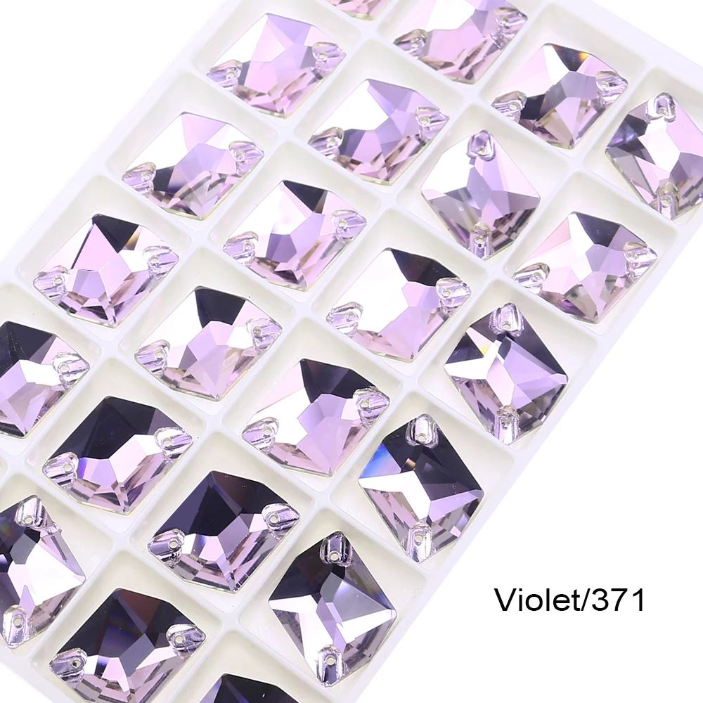 Versatile Flatback Sew-On Rhinestone K5 Glass AB Crystal