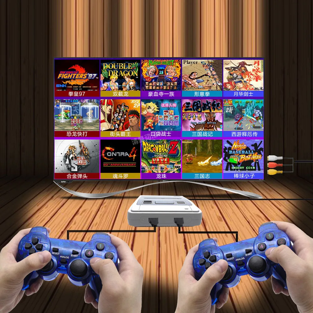 Super Mini Classic 8 / 64 BIT Family TV Built-in 1000 Games Console System with Gamepad for SNES Nintendo Game Controller