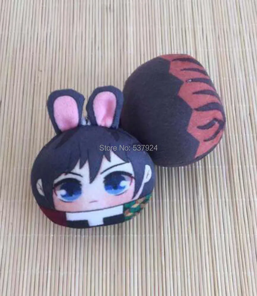 Новинка, 20 шт., Demon Slayer Kimetsu no Yaiba Kamado Nezuko Tanjirou Hashibira Inosuke, 4 дюйма, 10 см, брелок-Плюшевая Кукла, подвеска