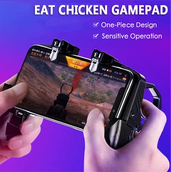 

Fpr PUBG Mobile Hand Grip Game Accessories Fire Trigger Phone Holder L1R1 Buttons Game Controller Handle For iPhone IOS Android