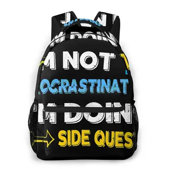 

I'm Not Procrastinating... I'm Doing Side Quests New Pattern knapsack Diablo Teens Books Backpack