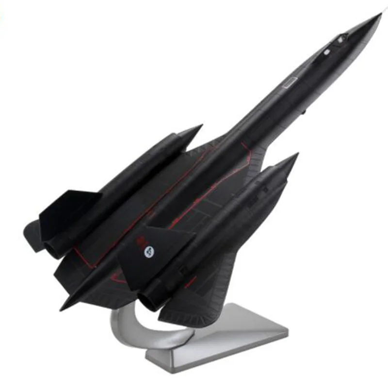 1/72 Scale Lockheed Blackbird Aircraft Surveillance SR-71A Fighter Model Airplane Toys Adult Kids Children Gift for Display Show