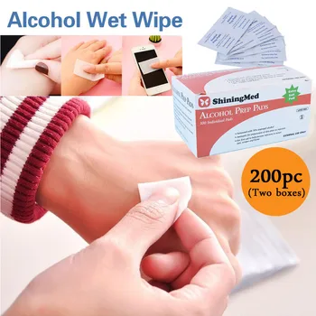 

Disinfection wipes Disposable Alcohol Pads Wipes Alcohol Cotton Prep Pad Sterilization 6ML Home improvement Дезинфекционные G2