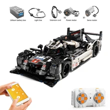 1586 sztuk RC/non-rc Endurance pilot samochodowy pojazd sterujący Super sporty wyścigowe Racer klocki klocki zabawki dla dzieci prezenty