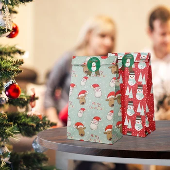 

47*32cm Christmas Elk Pattern Flower Printing Garden Flags Rustic Burlap Double Side Flags Outdoor Decor 2020