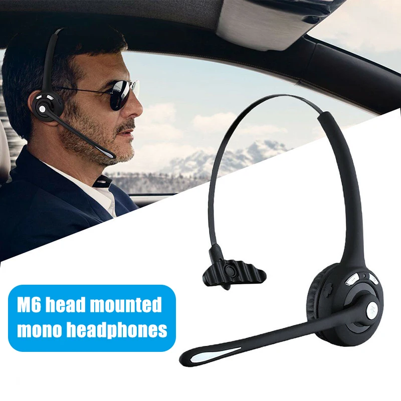 Новые беспроводные Bluetooth наушники микрофон с шумоподавлением гарнитура для водителя грузовика