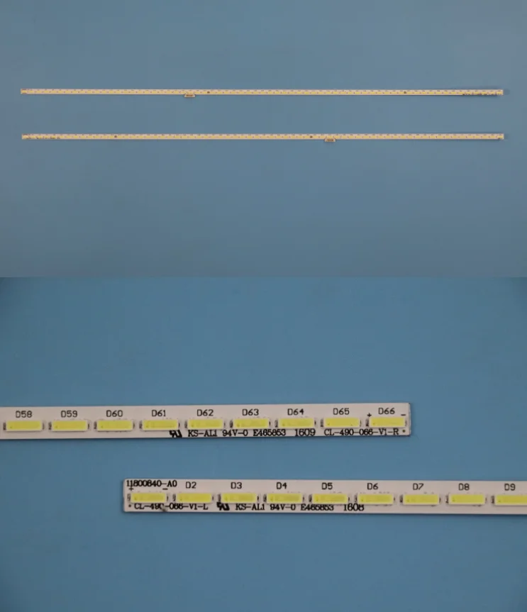 Светодиодный Подсветка полосы для Ph илипс 49 &quotТВ 49pus7101 LK 10024664-A0 11800820-A0 CL-490-066-V1-R/L