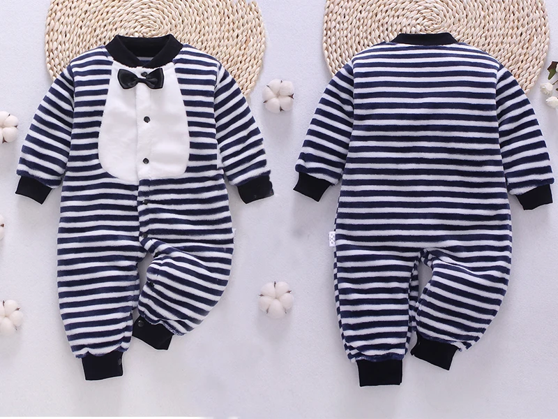 Newborn Baby Spring Winter Clothes Infant Jacket for Girls Jumpsuit for Boys Soft Flannel Bebe Romper Baby Clothes 0-18 Month