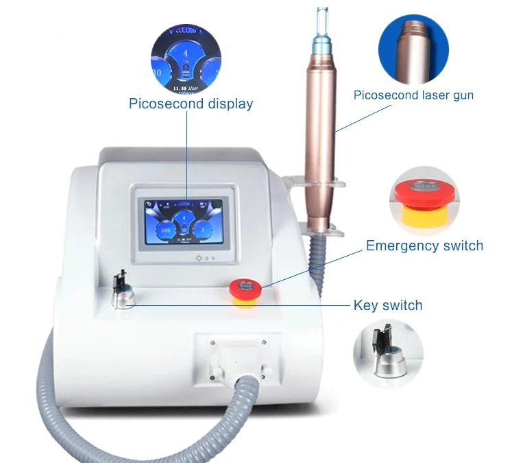 Профессиональное косметическое оборудование Q switched ND Yag машина для удаления татуировки