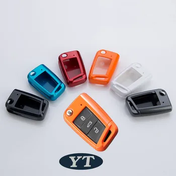 

Car key case ,auto key holder shell for Skoda Octavia folding key, auto accessories,car styling