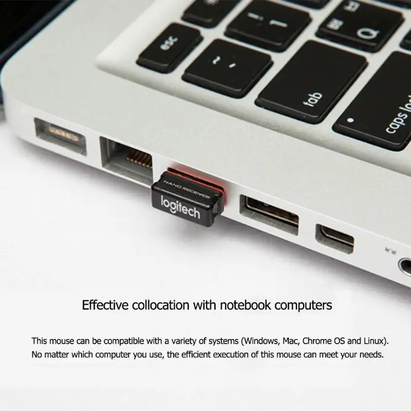 Logitech M186 2,4G беспроводная мышь оптическая мышь с USB нано приемником Компьютерные периферийные аксессуары