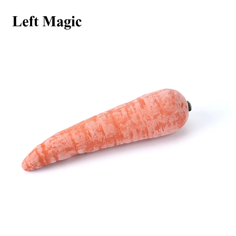 

Rubber Fake Carrot From Empty Hand Imitation Vanishing / Appearing Carrot Magic Tricks Magician Stage Gimmick Illusion Comedy