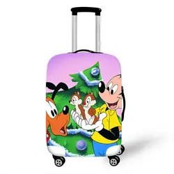 Защитный чехол для багажа, эластичный 18-32 дюймов чемодан, защитные чехлы, аксессуары для путешествий, Микки, Рождество