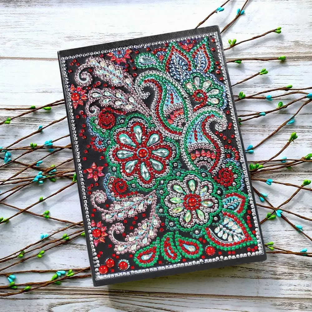 DIY Мандала специальная форма алмазная живопись 50 страниц А5 блокнот для рисования Рождественский подарок для студента ручной работы