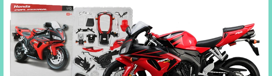 Maisto 1:12 сплав мотор модель велосипеда головоломка игрушка сборка мотоцикл CBR 1000RR Коллекция украшения игрушки для детей