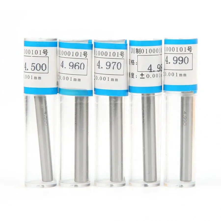 

Pin Gauges Measuring Tool Esquadro 50Pcs Steel Pin Gauge Set Smooth Surface Aperture Measuring Tool 4.5-4.99mm Angle Gauge