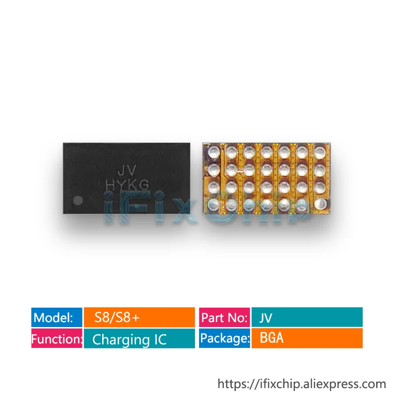 3 шт./лот JV IC для S8 plus зарядное устройство ic 28 контактов | Электронные компоненты и