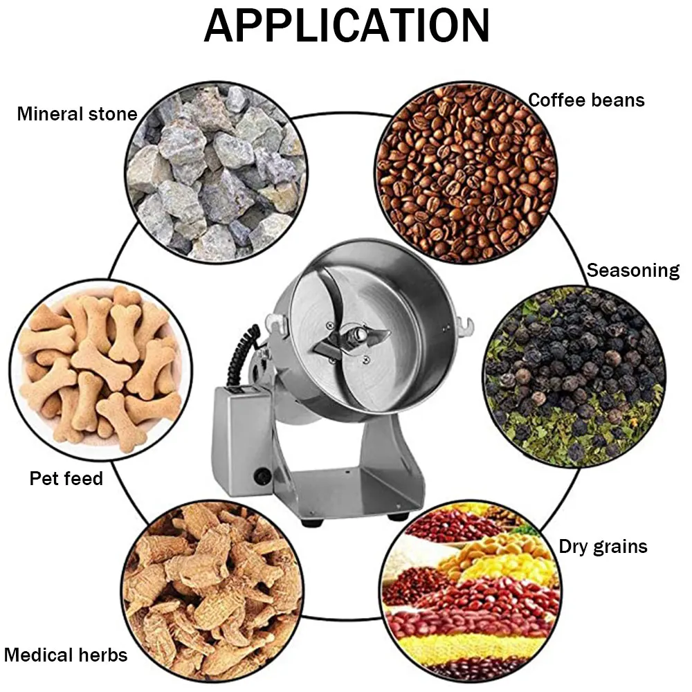 2000g Grains Spices Hebals Grinder Electric Coffee Grinder Coffee Dry Food Grinder Spice Mill Grain Mill Food Crusher 3