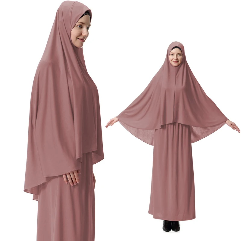Комплект из 2 предметов мусульманское платье абайя женская одежда Djelaba Femme Homme