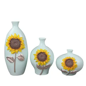 

Nordic Contracted Resin Flower Vase Flower Pattern Green Plants Hydroponic Device Nordic Vase Decoration Home Desktop Study