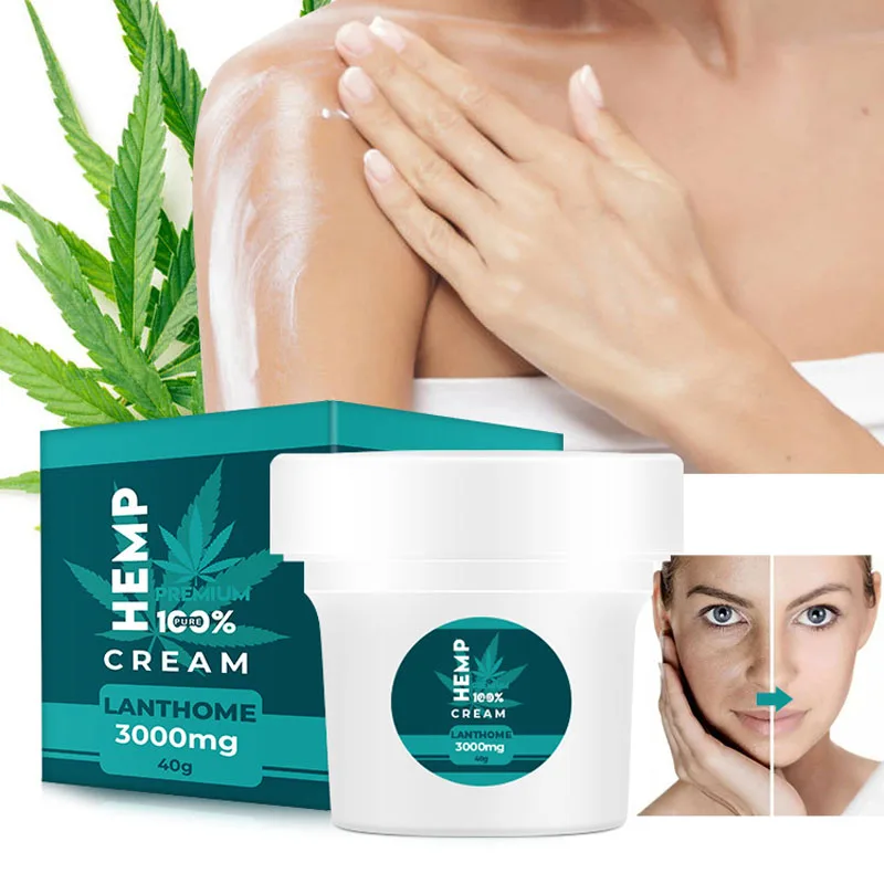 

Hemp Anti Aging Face Cream Acne Treatment Anti Wrinkle Shrink Pores Remove Pigmentation Smooth Fine LinesBody Face Care 40g