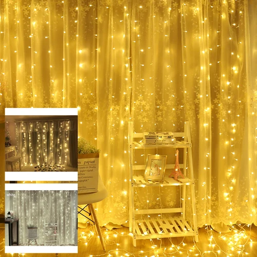 

2019 new innovation LED curtain decoration light novel halloween decorative hanging lamp white/warm white
